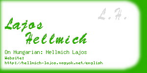 lajos hellmich business card